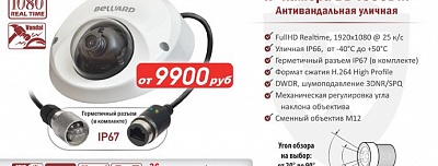 Новинка! 2Мп антивандальная уличная IP-камера BD4330DM