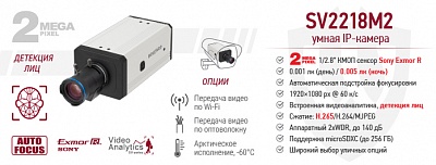 Рекомендуем! Умная IP-камера SV2218M2 с автофокусом и широким выбором опций