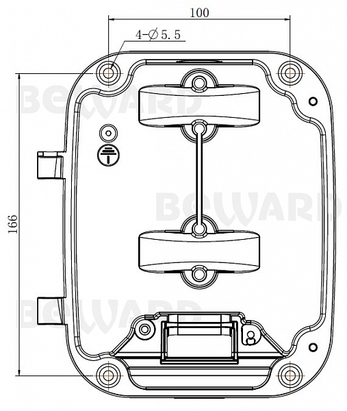Монтажная коробка HB-165-P2