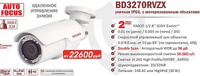 Новинка! 2Мп IP-камера BD3270RVZX c моторизованным объективом